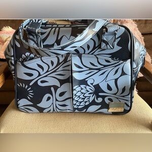 ROXY Vintage 1990’s Blue Tropical Overnight Bag